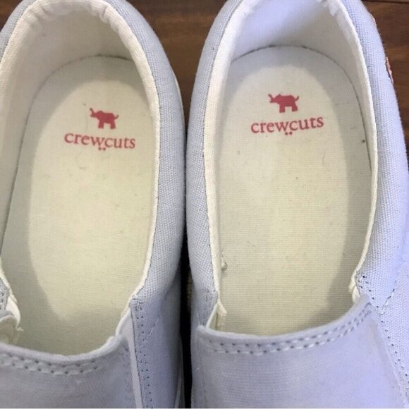 J.CREW Crewcuts Kids Daisy Print Light Blue and Pink Canvas Slip-On Shoes Size 5 - Picture 6 of 9